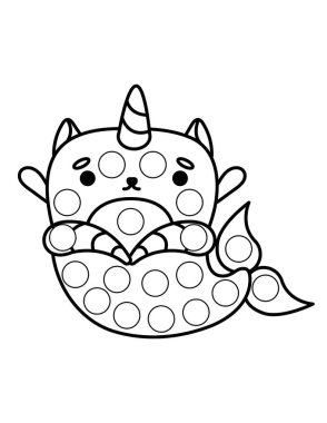 Hayvan, vektör ana hatlı illüstrasyonlu nokta işaretleyici sayfaları.