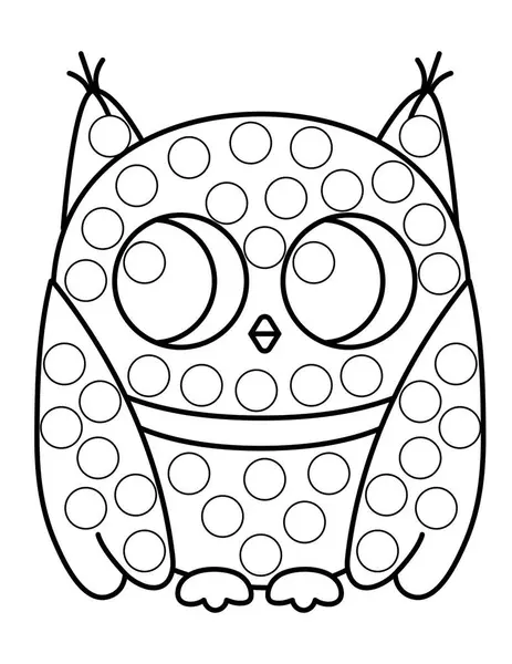 Hayvan, vektör ana hatlı illüstrasyonlu nokta işaretleyici sayfaları.