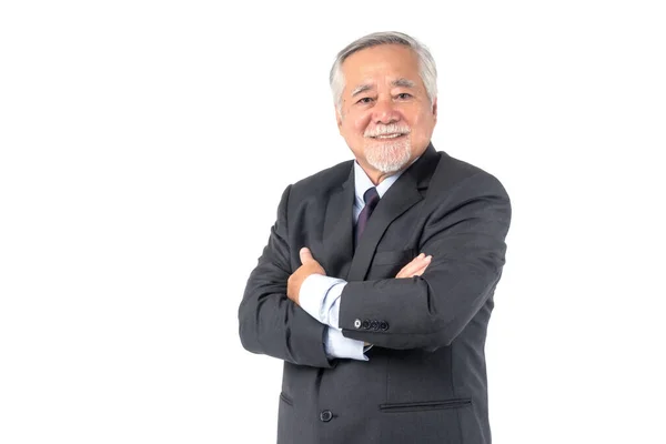 Porträt Eines Geschäftsmannes Senior Management Asiatischer Senior Mann Alter Mann — Stockfoto