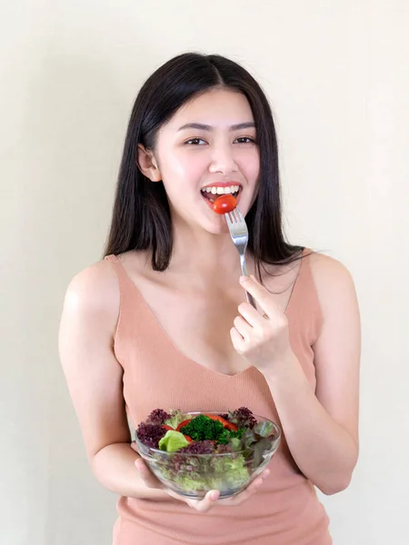 Hayat Tarzı Güzel Güzel Kadın Asyalı Tatlı Kız Mutlu Hisset — Stok fotoğraf