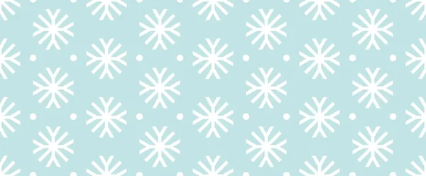 Снежинки Бесшовные Снегопад Повторяется Тема Зимних Праздников Бесшовный Фон Снежинками — стоковый вектор