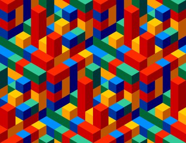 Soyut Geometri Deseni. Modern geometrik doku tasarımı. Basit düz pankart tasarımı