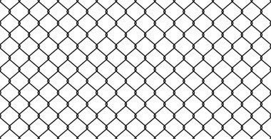 Zincirli tel. Çelik tel zincir çitin dikişsiz deseni. Metal Tel Çiti