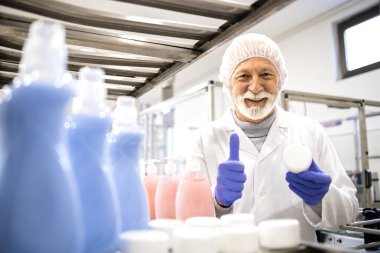 Cosmetics and cleaning chemicals production.