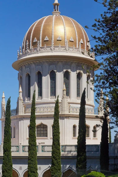 Santuario Del Bab Monte Carmelo Haifa Inaugurado Recientemente Después Más — Foto de Stock