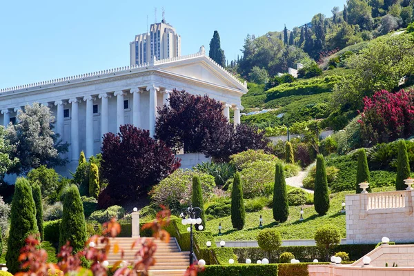 Territorio Los Jardines Bahai Ciudad Haifa Israel Son Declarados Patrimonio — Foto de Stock