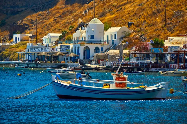 Tyracia Greece 2022 Jule Island Tyracia Famous Its Seafood Restaurants — Stockfoto