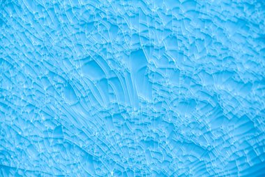 Cam yüzeyinde çatlak olan gerilme izlerinin arka plan ve dokusunu kapat