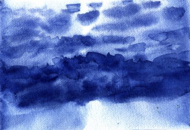 soyut Watercolor gökyüzü arkaplanı