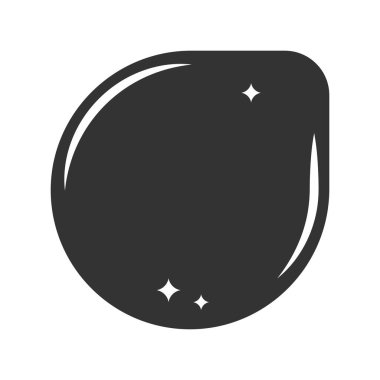 Düşürme şekli beyaz arkaplanda izole edildi. Vektör illüstrasyonu