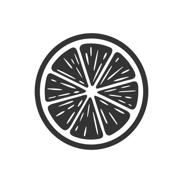 Лимонні Значки Ізольовані Білому Тлі Простий Стиль Векторні Ілюстрації Ліцензійні Стокові Вектори