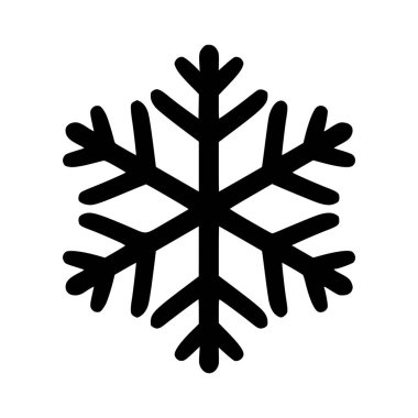 El çizimi Noel kar tanesi. Xmas kar taneleri beyaz arka planda izole edilmiş. Vektör illüstrasyonu