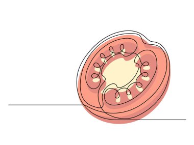 Kırmızı domatesler beyaz arka planda izole edilmiş. Basit sebze silueti. El çizimi domates çizimi. Vektör illüstrasyonu
