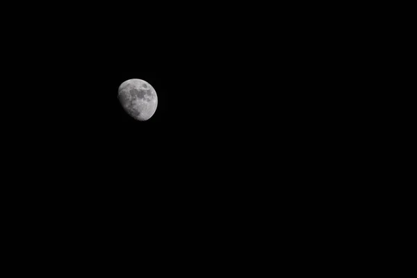 Hold Sötét Éjszakai Háttér — Stock Fotó