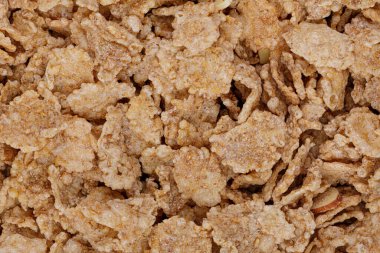 Lezzetli ve popüler bir kahvaltı gevreğinin arka planı.