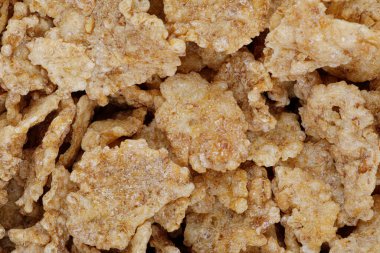 Lezzetli ve popüler bir kahvaltı gevreğinin arka planı.