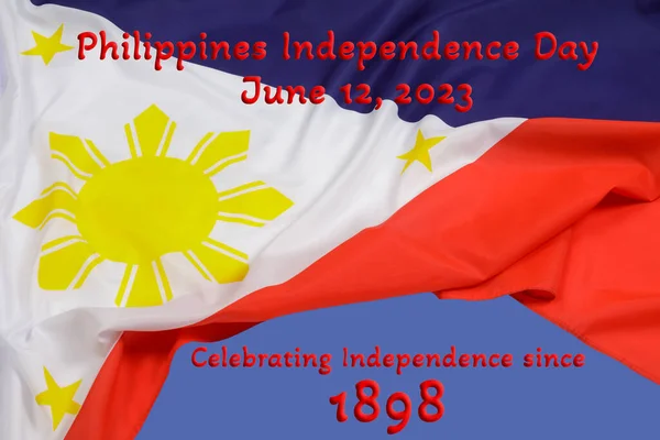 Celebrating Independence Day Philippines Copy Space — Stock Photo, Image
