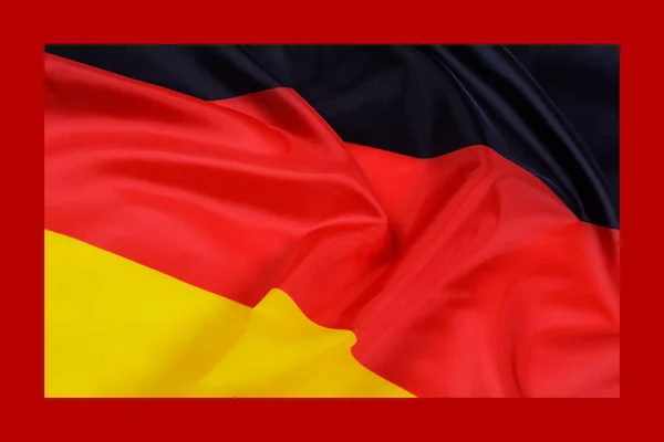 Close German Flag Copy Space — Stock Photo, Image