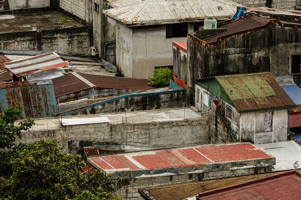 Poverty City Manila Metro Manila Philippines Southeast Asia — Foto Stock