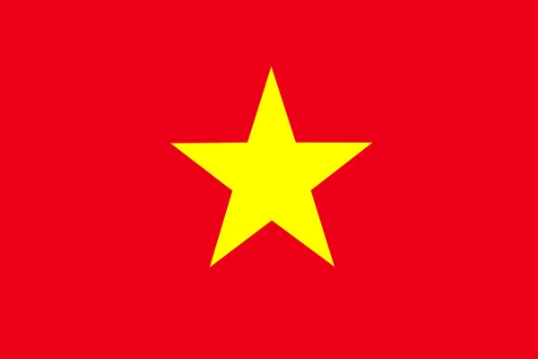 Illustration Flag Republic Vietnam Commonly Known Vietnam — Stock Photo, Image