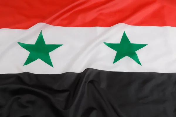 Сирия Официально Сирийская Арабская Республика Является Страной Западной Азии Флаг — стоковое фото