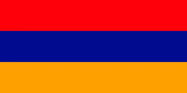 Una Ilustración Bandera Armenia Conocida Oficialmente Como República Armenia Ubicada — Foto de Stock