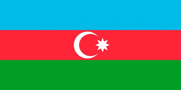 Иллюстрация Флага Азербайджана Официально Известного Азербайджанская Республика Расположенная Азиатском Регионе — стоковое фото