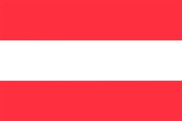 Иллюстрация Флага Австрии Официально Известного Австрийская Республика Расположенного Европейском Регионе — стоковое фото