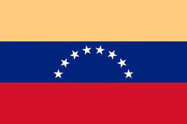 Illustration Flag Venezueela Officially Known Bolivarian Republic Venezuela Copy Space — Stock Photo, Image