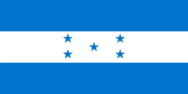 Uma Ilustração Bandeira Honduras Oficialmente Conhecida Como República Honduras Com — Fotografia de Stock