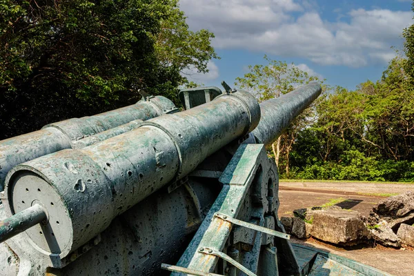 Las Ruinas Del Artilly Battery Hearn Exhibidas Isla Corregidor Filipinas —  Fotos de Stock