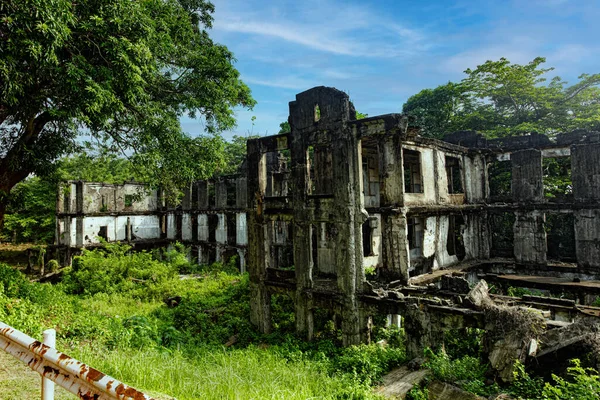 Ruins Middleside Barracks Corregidor Island Philippines Corregidor Island Guarded Entrance — Stock Photo, Image