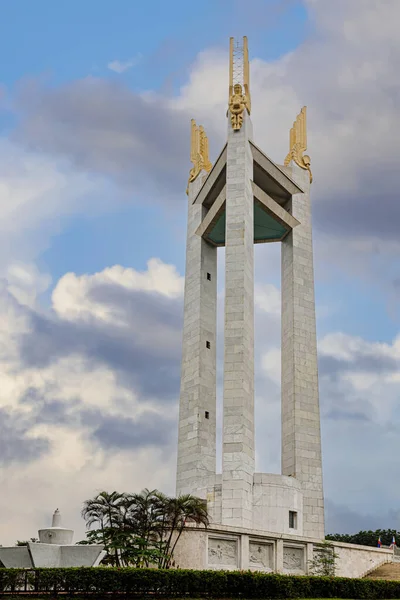 Меморіал Кесона Честь Мануеля Кесона Президента Філіппін Під Час Другої — стокове фото