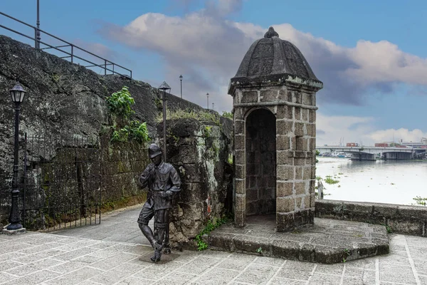 Одна Багатьох Статуй Форт Сантьяго Інтрамурос Маніла Філіппіни Південно Східна — стокове фото