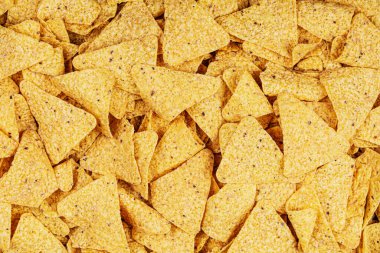 Lezzetli kızarmış mısır Tortilla ya da fotokopi alanı olan Nacho Chips.