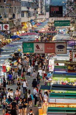 Hong Kong, Çin 1 Mayıs 2017 Kowloon Hong Kong, Çin Açık Pazar