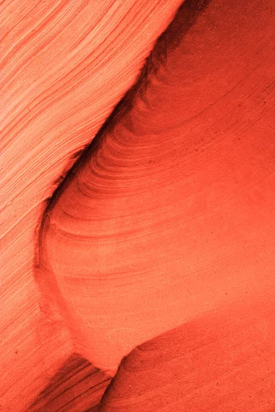 アリゾナ州ナバホ保護区の美しい下のアンテロープキャニオン アメリカ 北アメリカ — ストック写真