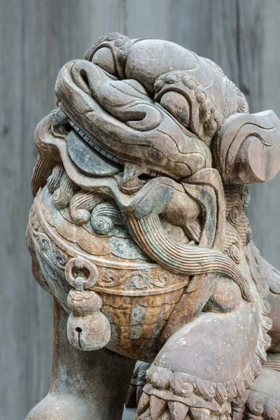 Una Hermosa Estatua China Ciudad Norteña Chengdu China Este Asia — Foto de Stock