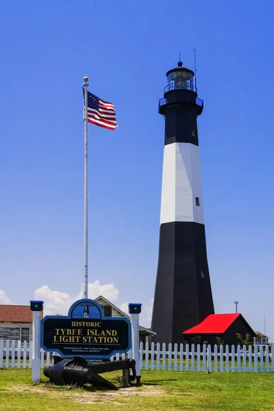 Tybee Island Lighthouse Station Georgia Usa North America — Stock Photo, Image