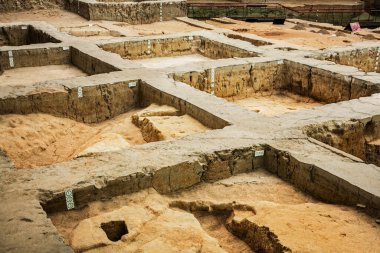 Güney Saia, Chengdu Çin 'deki Jinsha Kazı Alanının İçi