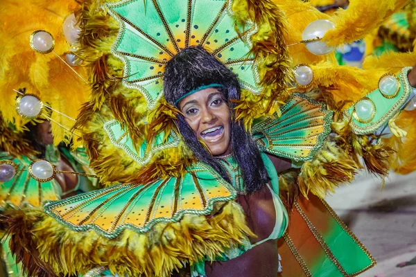 Desfile Carnaval Sambodromo Rio Janeiro Brasil América Sul — Fotografia de Stock