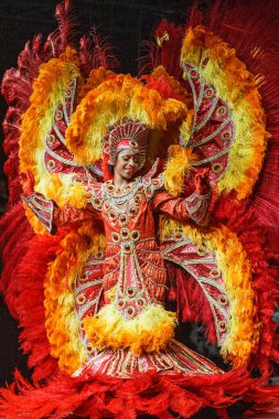 Leblon Plataforma Uno Kulübü, Rio de Janeiro, Brezilya, Güney Amerika 'daki Samba Show dansçıları