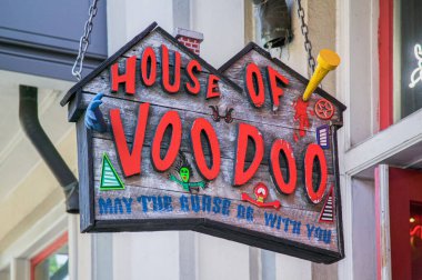 Voodoo Evi. New Orleans, Louisiana, ABD, Kuzey Amerika 'daki vudu büyücülerinden biri.