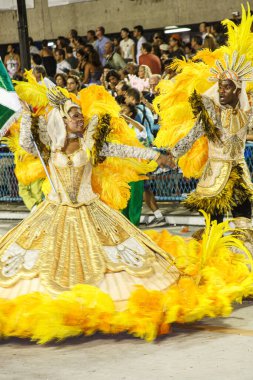 Sambodromo, Rio de Janeiro Brezilya, Güney Amerika 'da karnaval geçidi