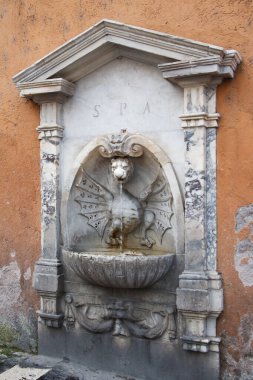 Roma şehrinin güzel mimarisi İtalya, Avrupa 'da.