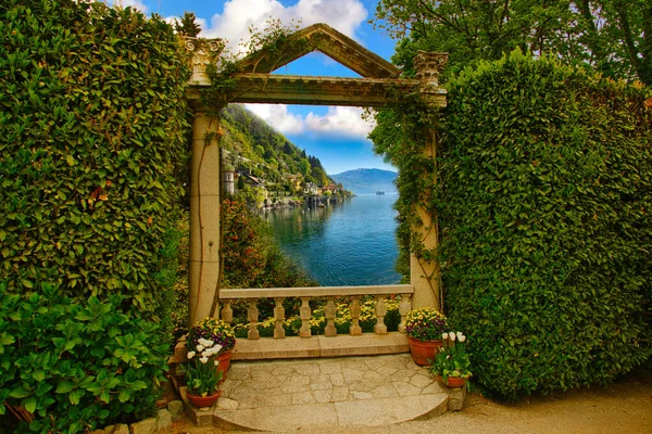 Όμορφες Εικόνες Της Λίμνης Maggiore — Φωτογραφία Αρχείου