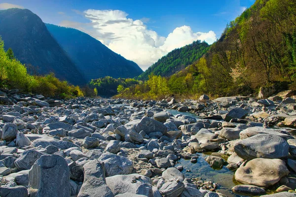 stock image beautiful mountain river in the mountains