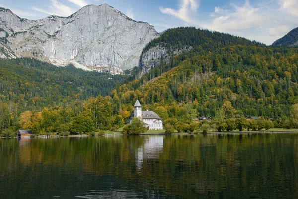 Belos Lagos Montanha Nos Alpes Baviera Áustria — Fotografia de Stock
