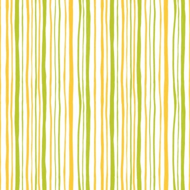 El çizimleri pürüzsüz arka plan. Mürekkep kapağı çizgileri, kumaş pürüzsüz desen izi. Çağdaş sanat grafitisi çizim örnekleri. Çizgili masa örtüsü tekstil baskısı. Sarı, yeşil ve turuncu çizgiler..