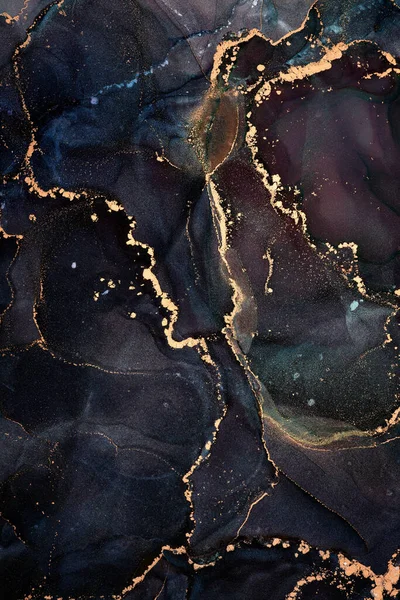 반투명의 끈적거리는 금속성의 소용돌이 색깔의 안개가 텍스처의 풍경을 알코올 기법으로 로열티 프리 스톡 이미지